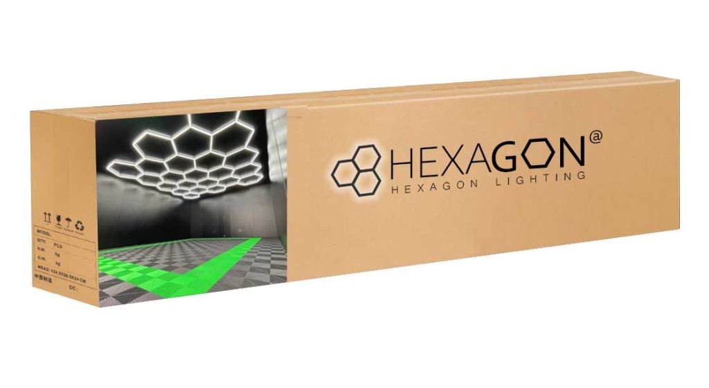 LED Hexagon light packaging