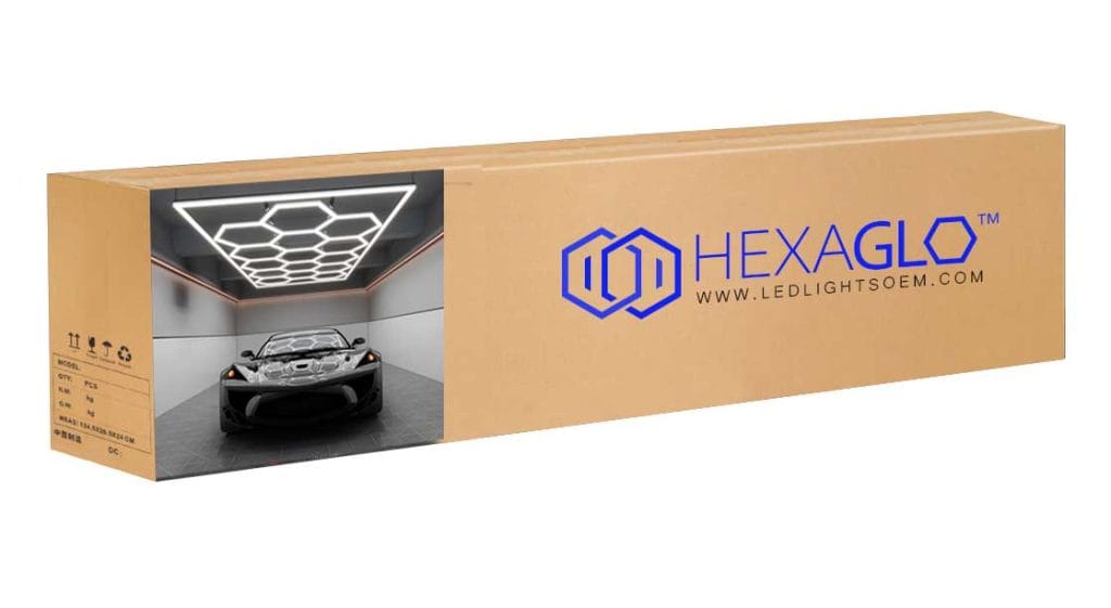 LED Hexagon lights packaging