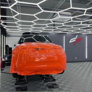 LED Honeycomb Lighting Garage