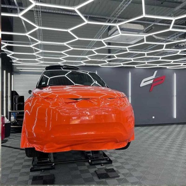 LED Honeycomb Lighting Garage