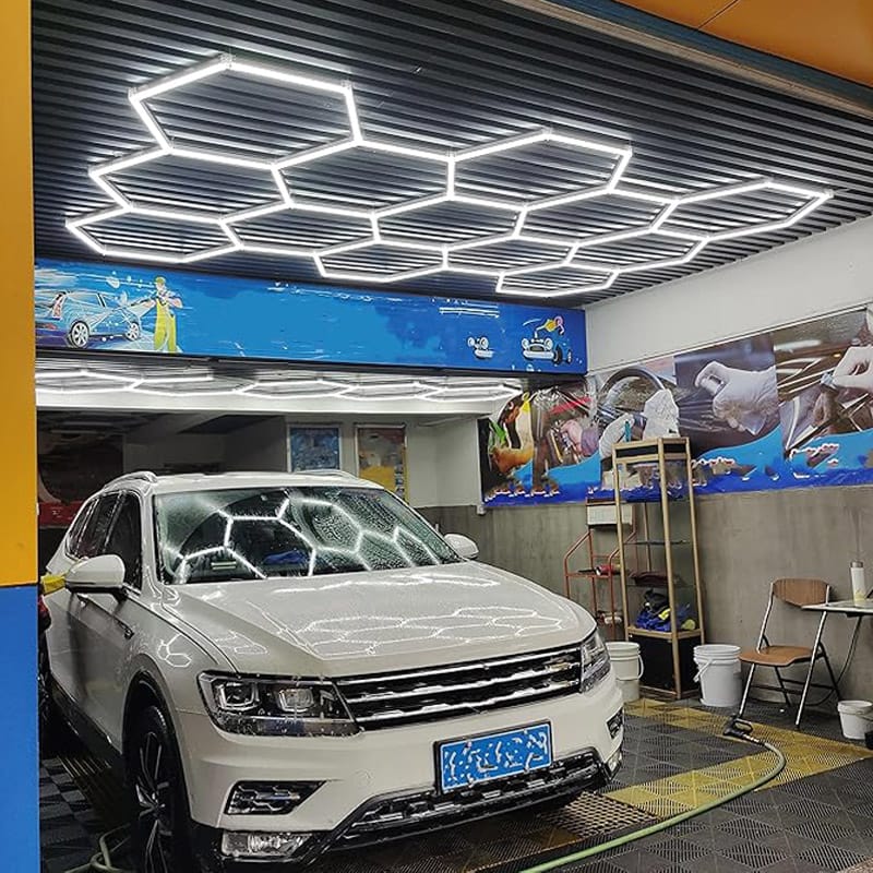hex garage lights