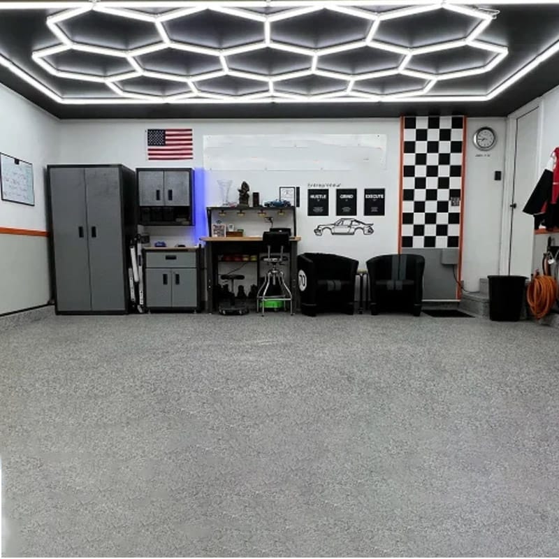 hex garage lights