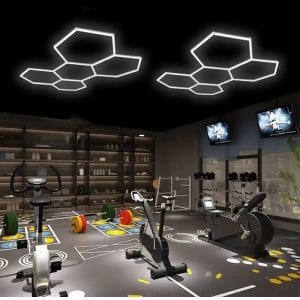hexagon garage lights