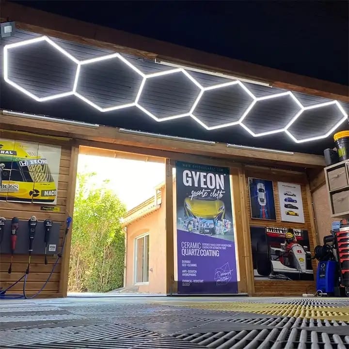hexagon led shop lights