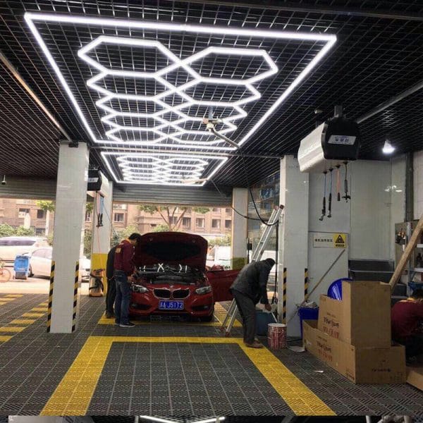 hexagonal garage lighting