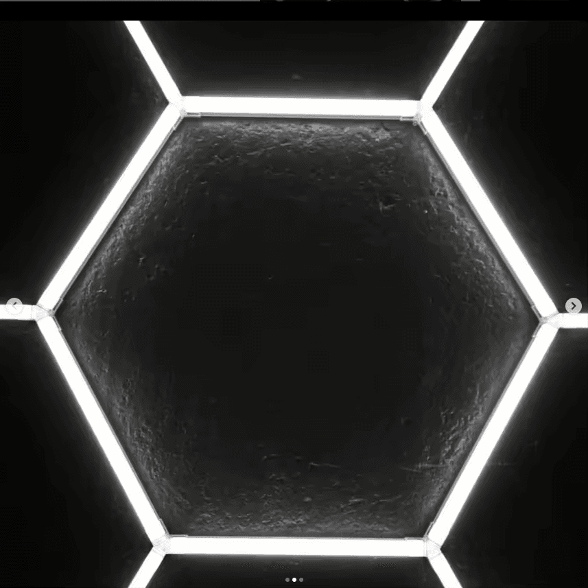 led hexagon lights 1 grid system