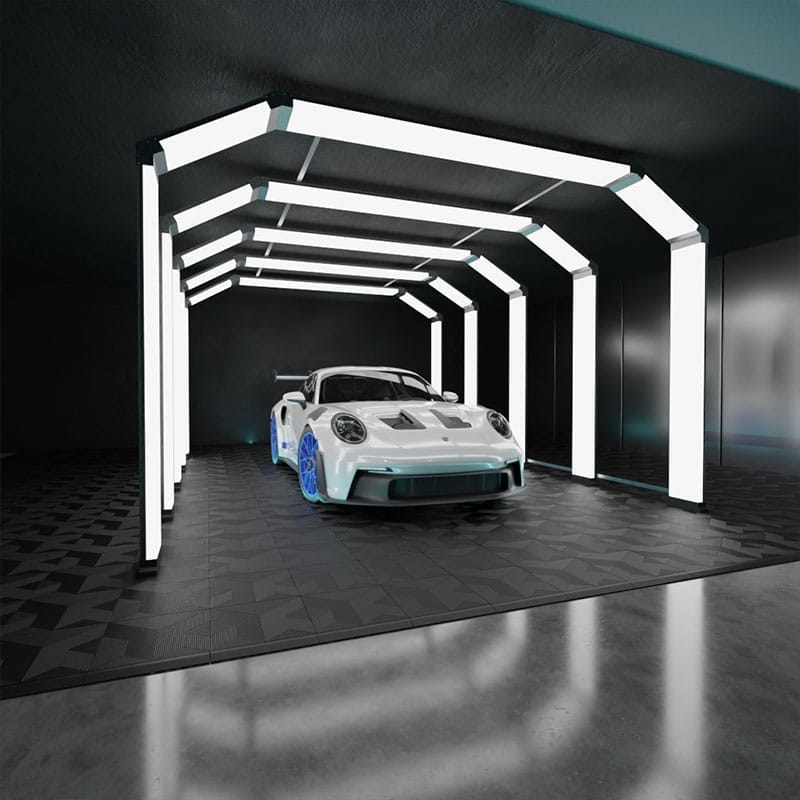 Automotive LED light tunnel