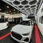 DIY Hexagon Garage Lighting