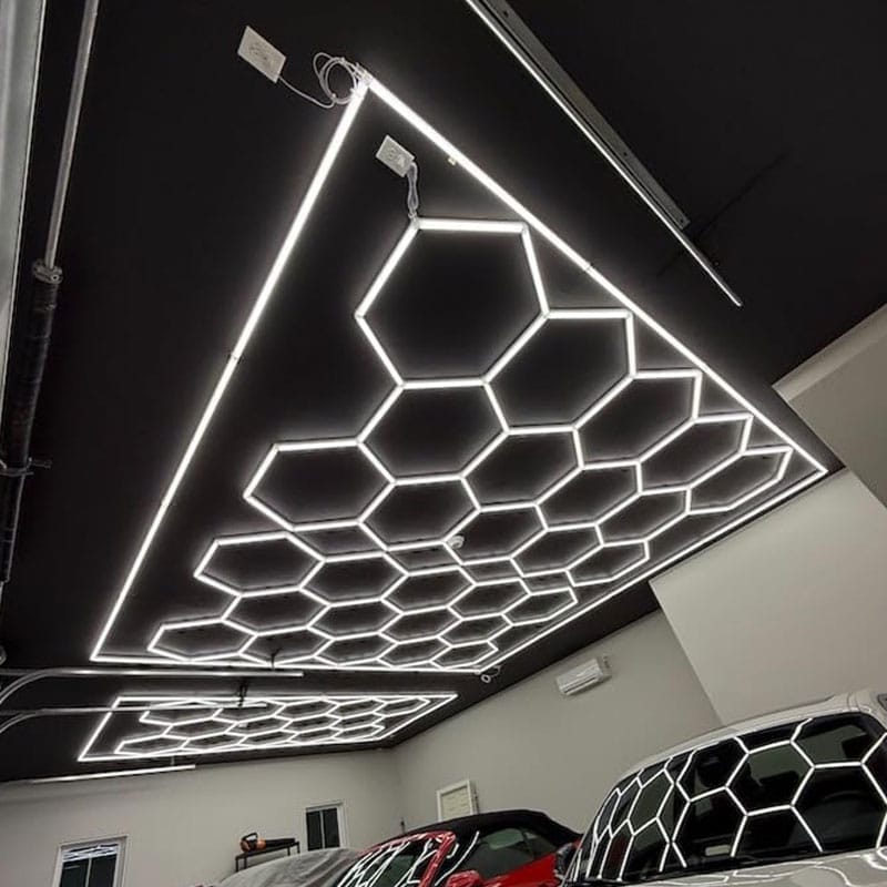 Hex LED Garage Lights