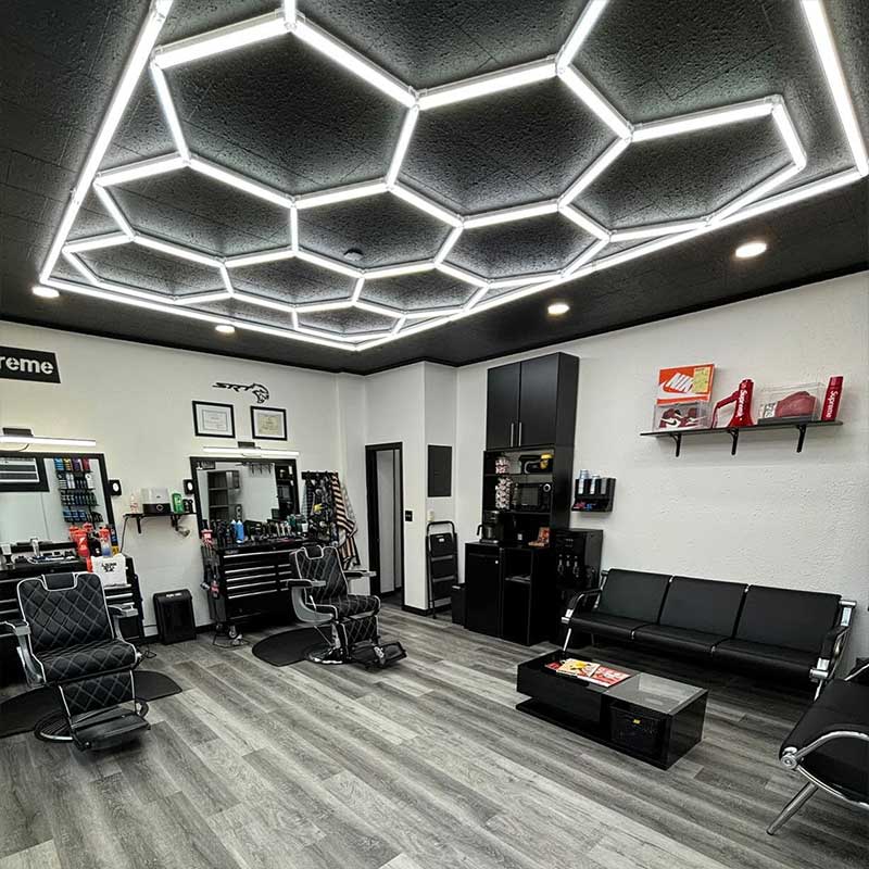Hex Lamp for Individual Barbershop