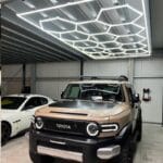 Hex garage lights