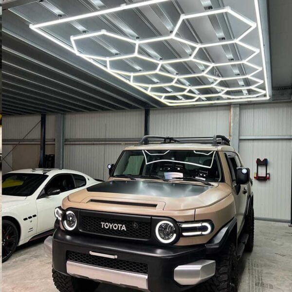 Hex garage lights Hex garage lights