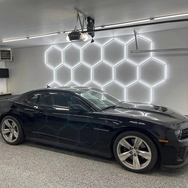 Honeycomb Garage Lights