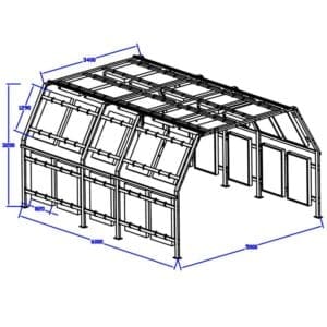 automotive paint booth lighting