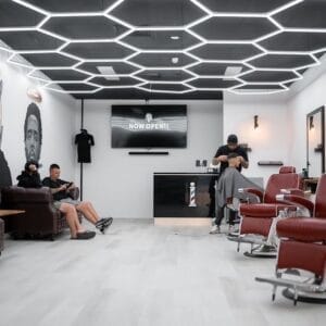 barbershop selling light