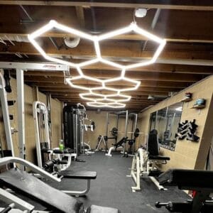 basement gym lighting