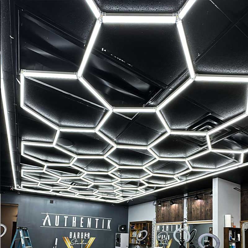 ceiling lighting for barbershop