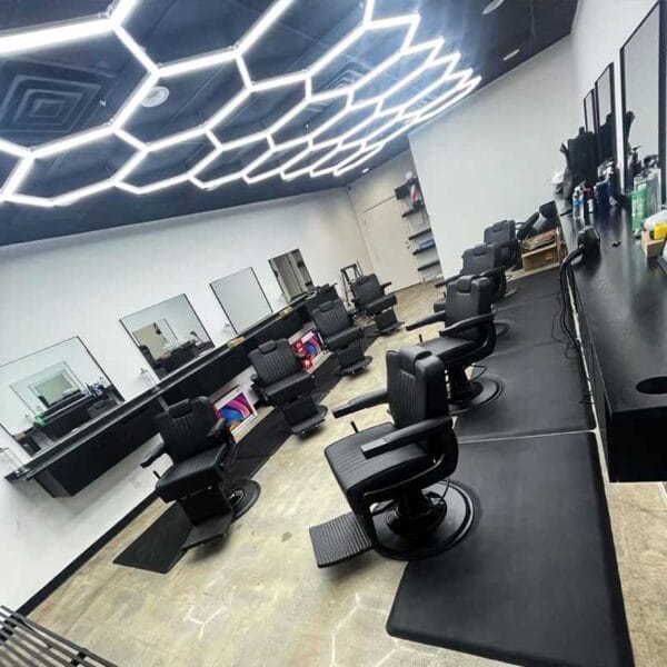 hex lights ceiling