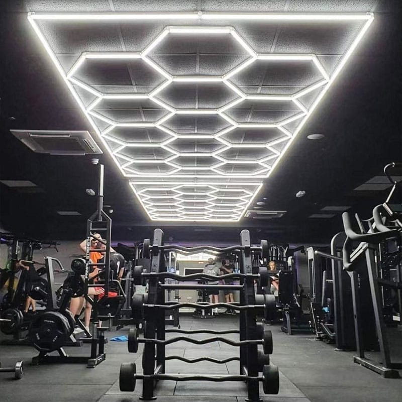 hexagon light gym