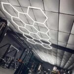hexagon lighting gym