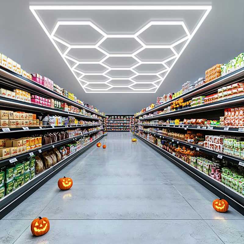hexagon shop lights