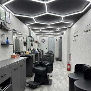led light for barbershop station