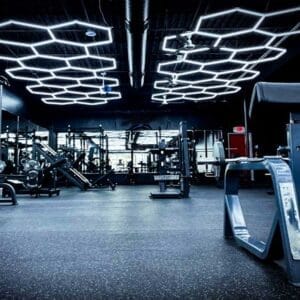 led light gym