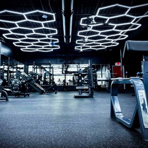 led light gym