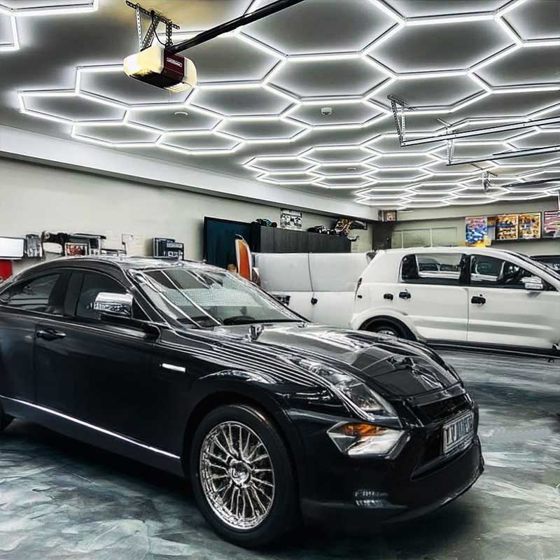 Hexagonal LED Garage Lights