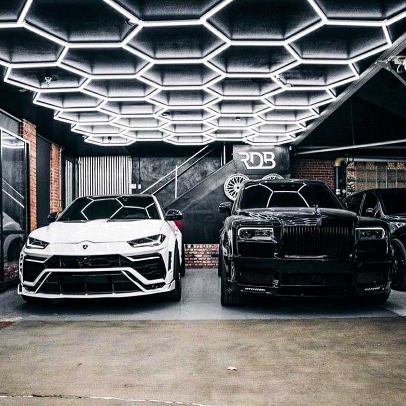 LED Hexagon Garage Lighting