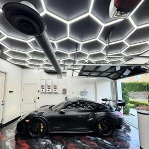 custom garage lighting