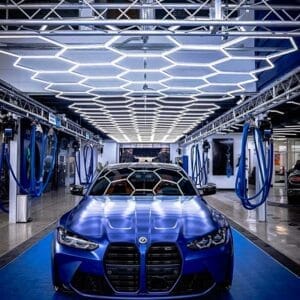 hexagon garage led lights