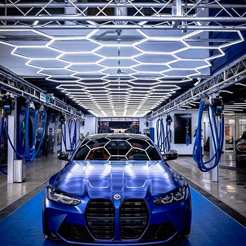 hexagon garage led lights