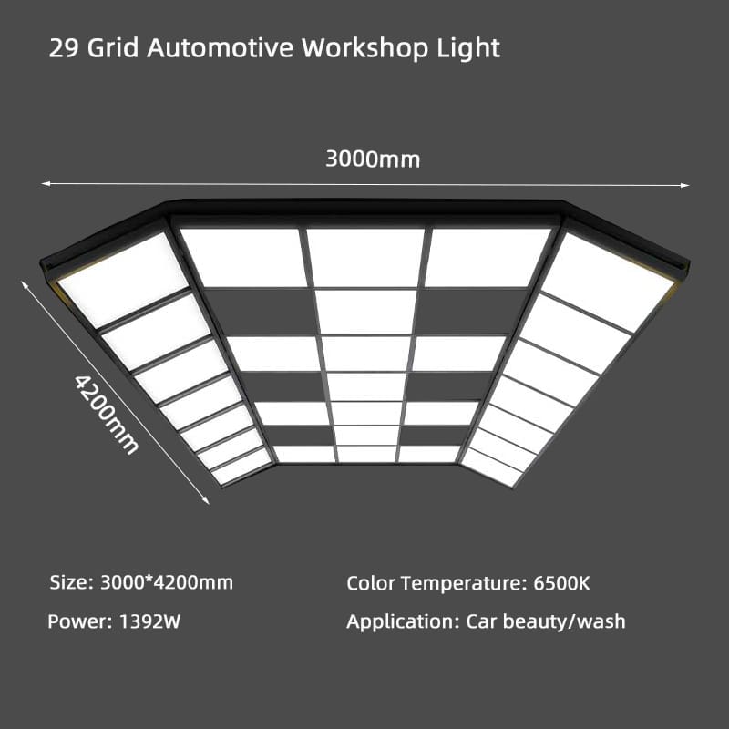Size 29 grid automotive workshop light