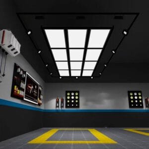 car detailing garage lighting