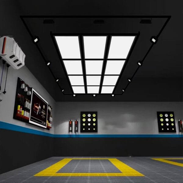 car detailing garage lighting