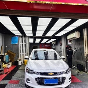 car interior detailing light