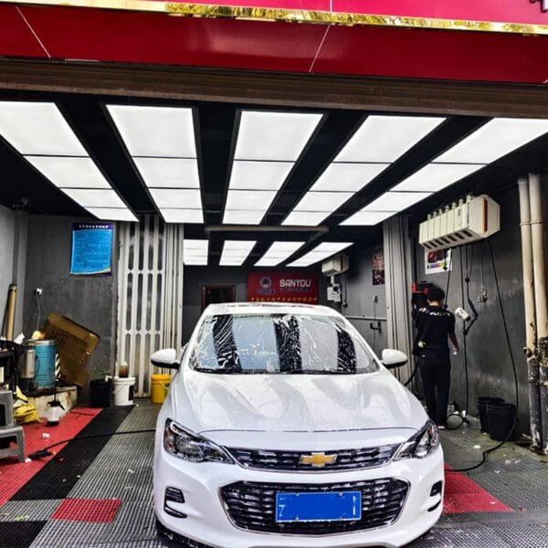 car interior detailing light