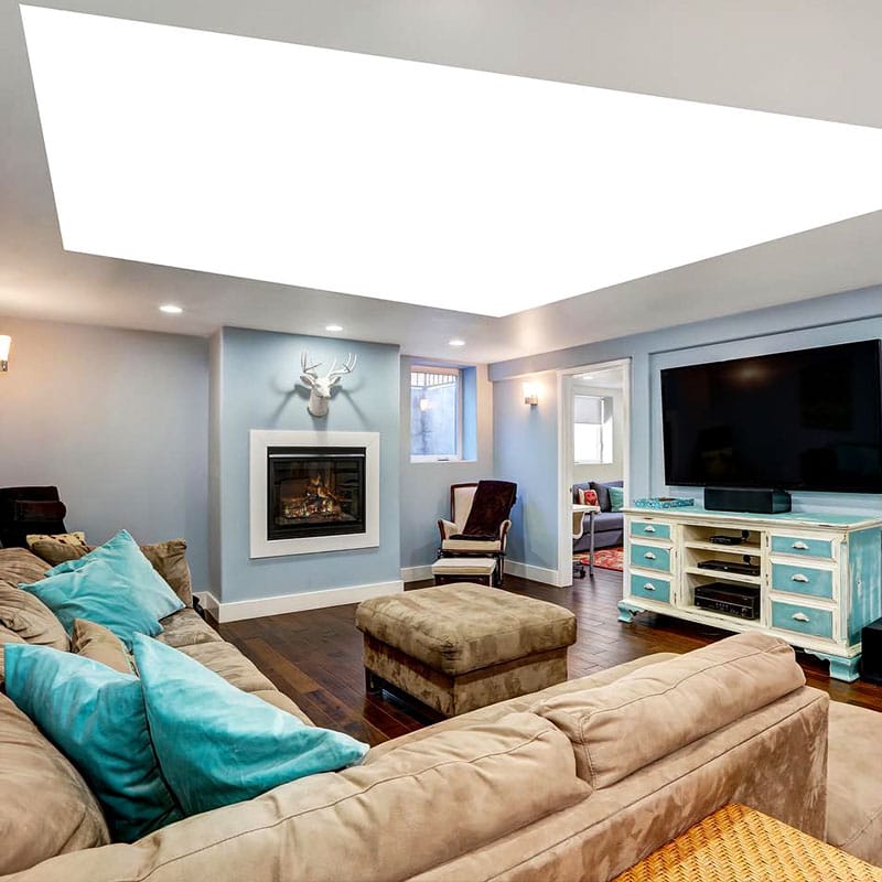 led light for ceiling box