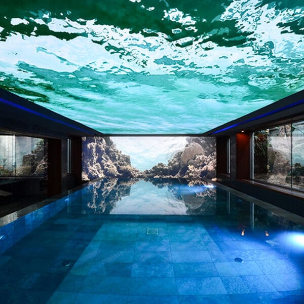 printed pvc stretch ceiling film