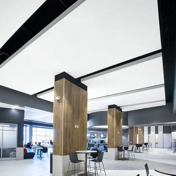 pvc film on the ceiling
