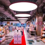 pvc stretch ceiling light