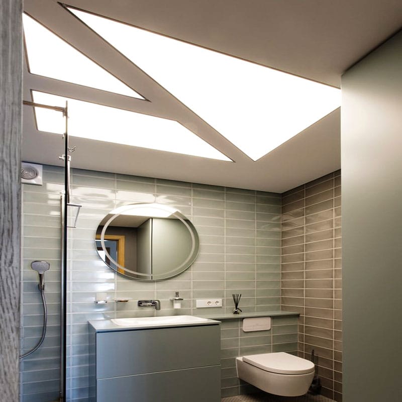 stretch ceiling bathroom