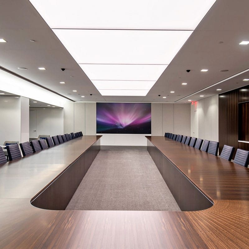 stretch ceiling film pvc with lights