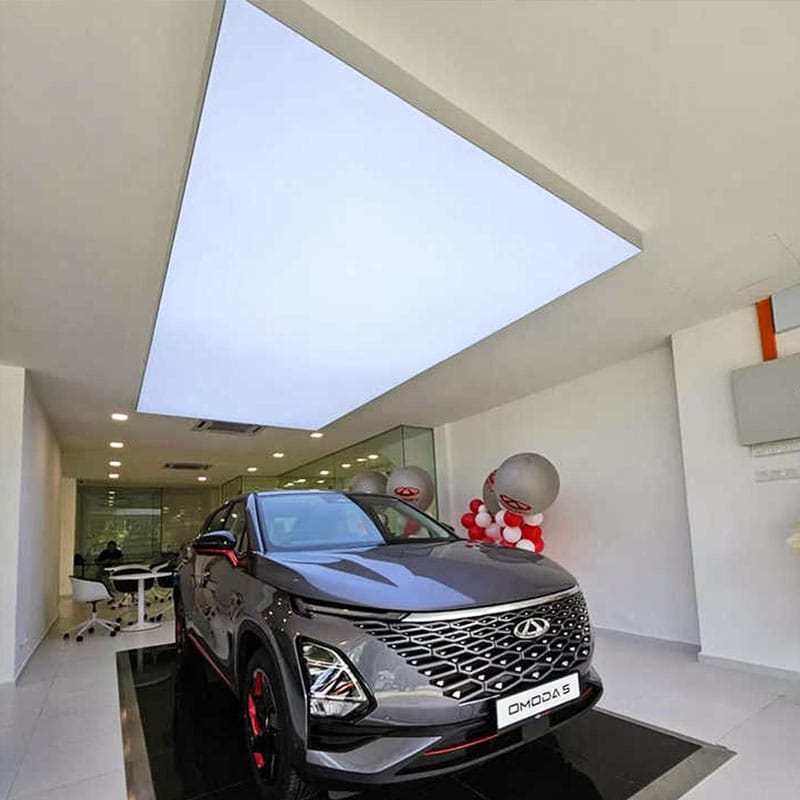 stretch light ceiling