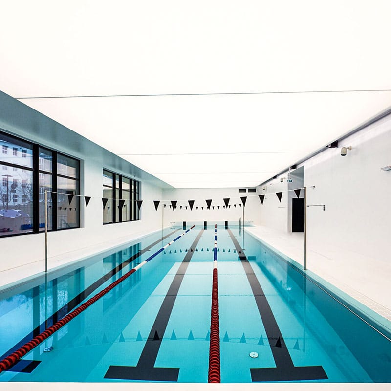 swimming pool stretch ceilings