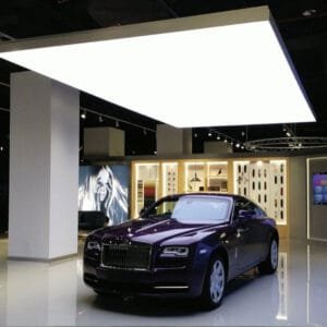 white stretch ceiling